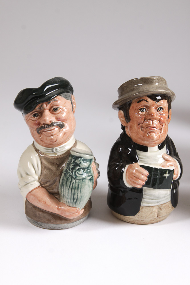 1980s Royal Doulton "Doultonville Collection" Toby Jugs