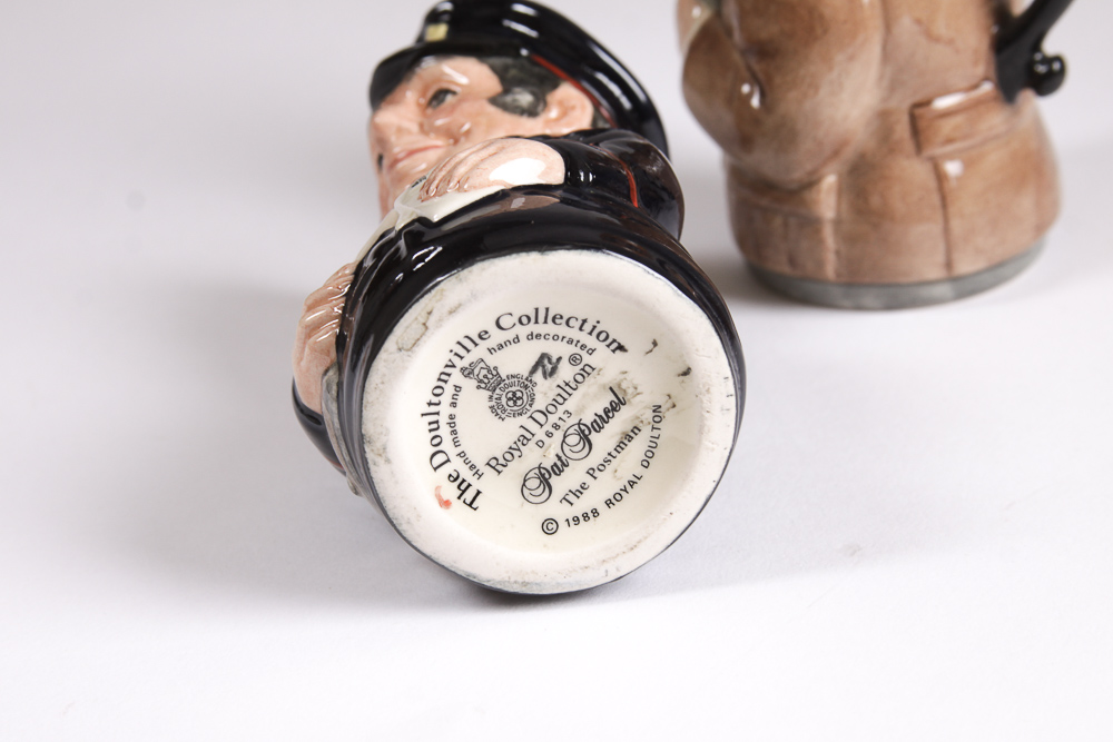 1980s Royal Doulton "Doultonville Collection" Toby Jugs