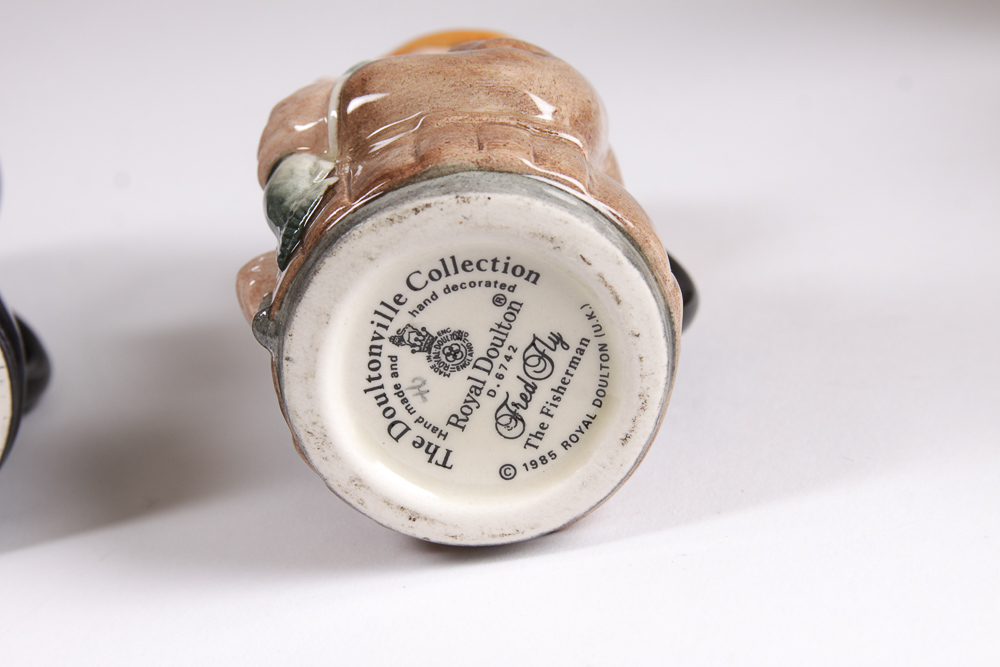 1980s Royal Doulton "Doultonville Collection" Toby Jugs