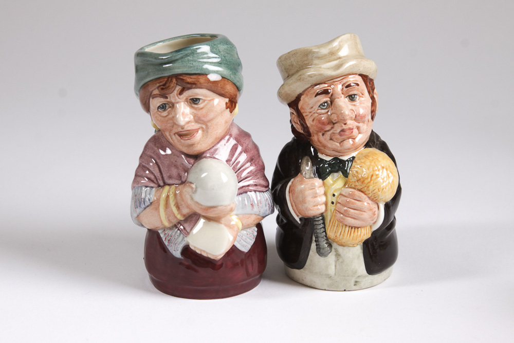 1980s Royal Doulton "Doultonville Collection" Toby Jugs