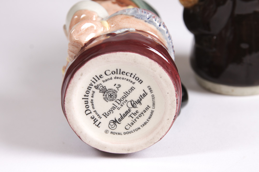 1980s Royal Doulton "Doultonville Collection" Toby Jugs