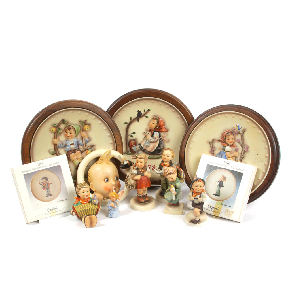 Collection of Hummel Plates and Figurines