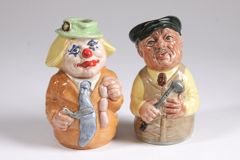 1980s Royal Doulton "Doultonville Collection" Toby Jugs