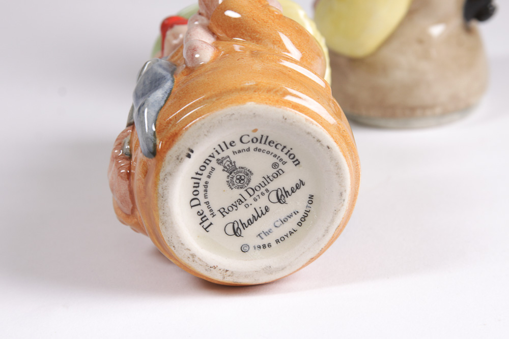 1980s Royal Doulton "Doultonville Collection" Toby Jugs