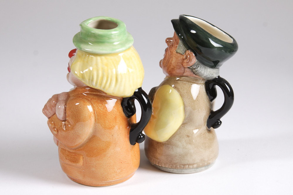 1980s Royal Doulton "Doultonville Collection" Toby Jugs
