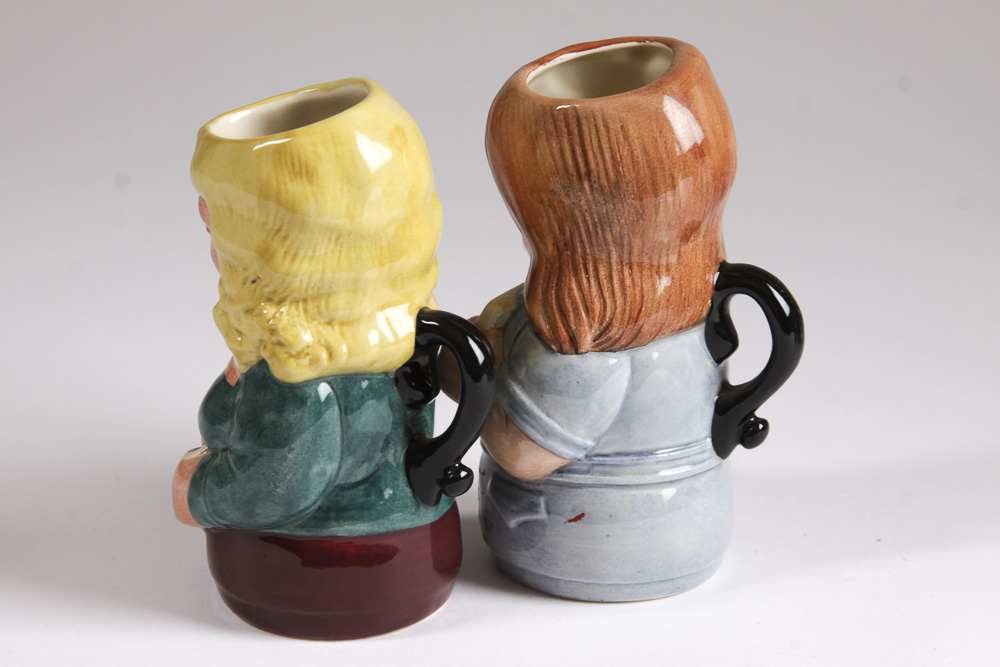 1980s Royal Doulton "Doultonville Collection" Toby Jugs