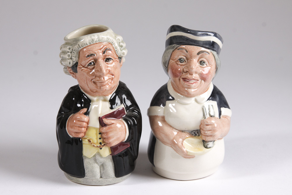 1980s Royal Doulton "Doultonville Collection" Toby Jugs