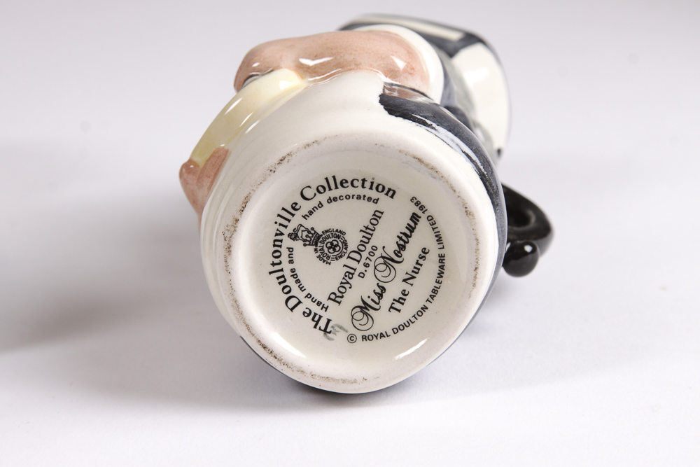 1980s Royal Doulton "Doultonville Collection" Toby Jugs