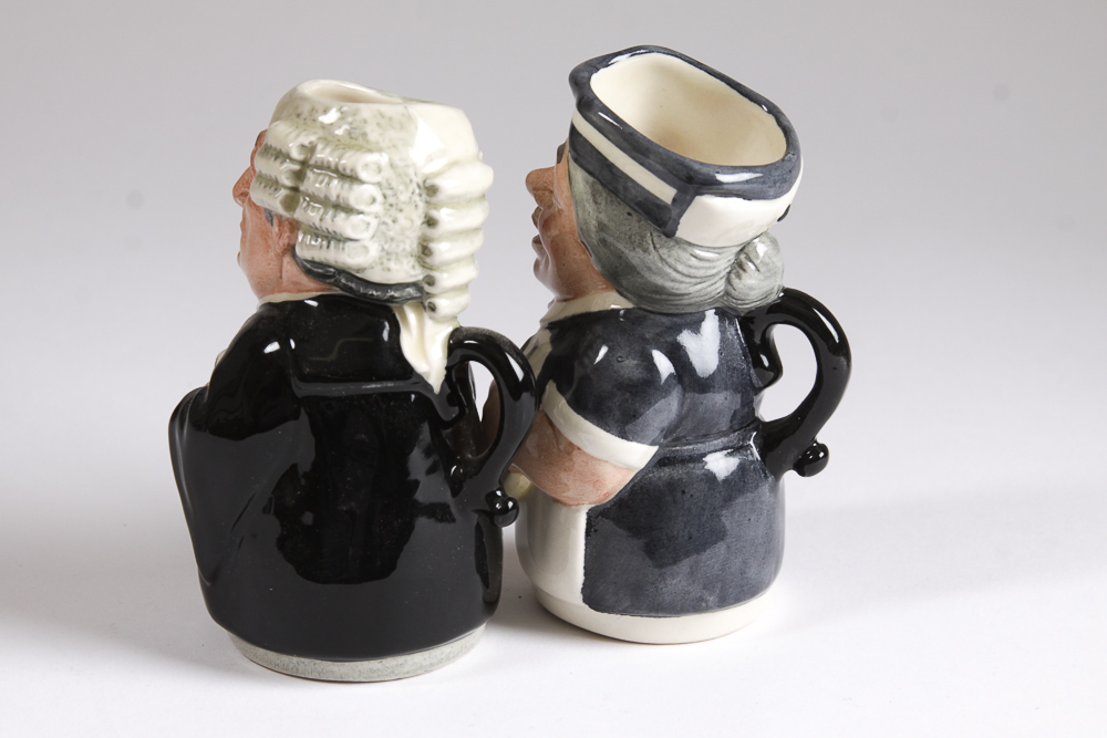 1980s Royal Doulton "Doultonville Collection" Toby Jugs