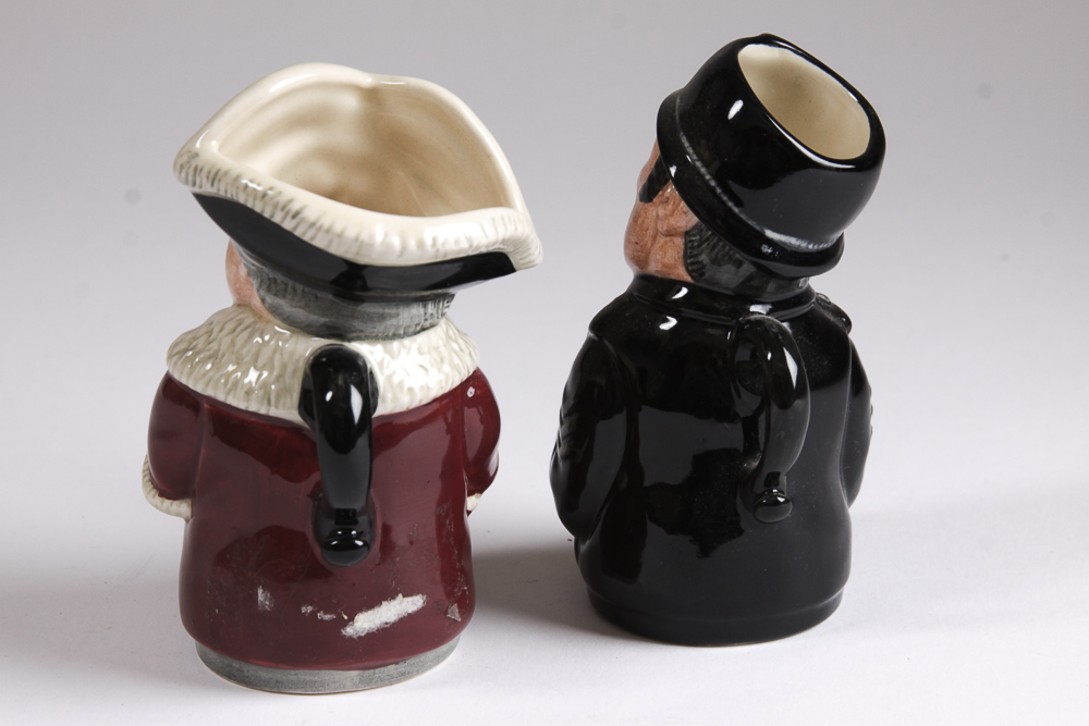 1980s Royal Doulton "Doultonville Collection" Toby Jugs