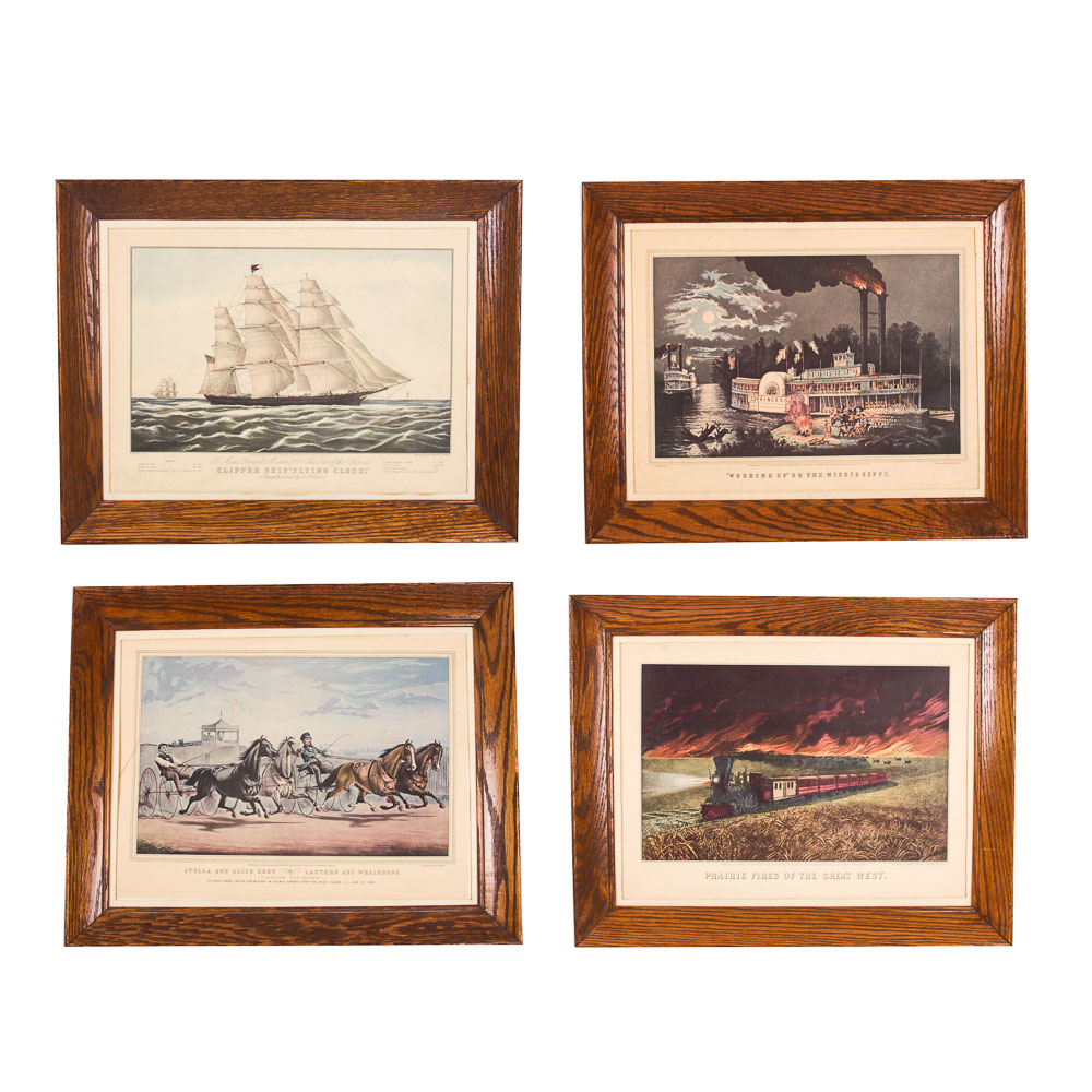 Reproduction Currier & Ives Print Collection