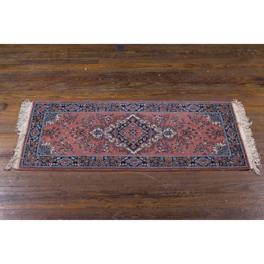 Power-Loomed Persian Style Wool Carpet Runner