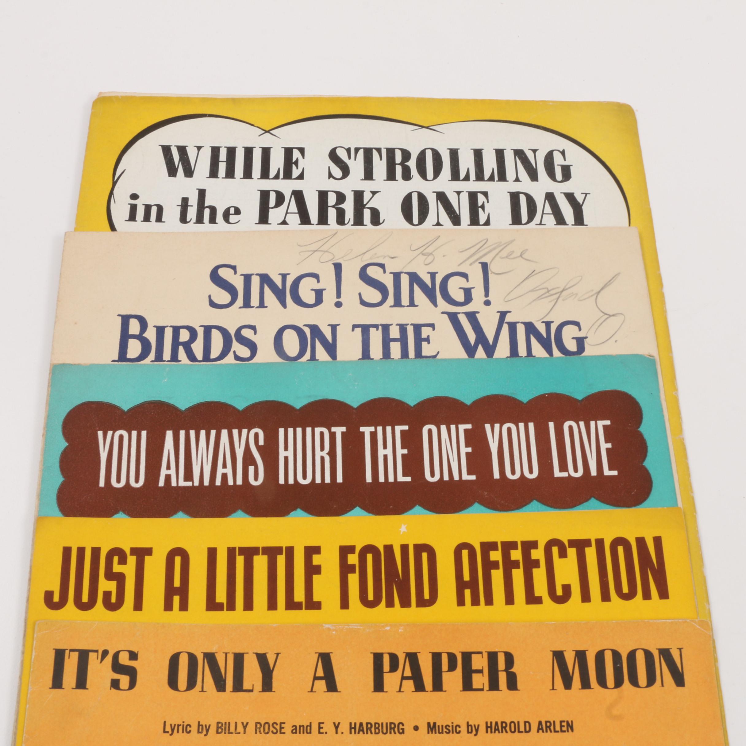 Fats Waller, Romeo & Juliet, Ruth Lyons and More Collection of Sheet Music