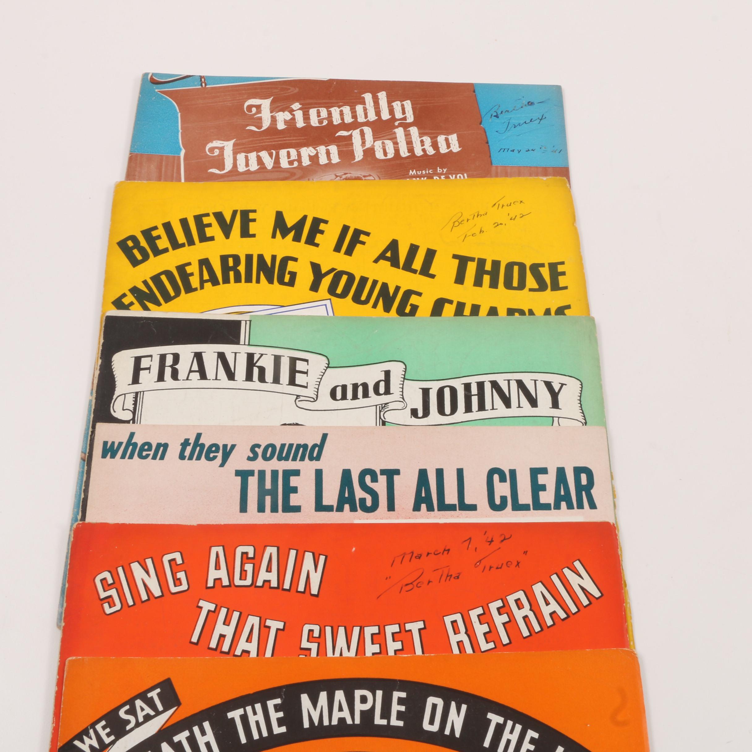 Fats Waller, Romeo & Juliet, Ruth Lyons and More Collection of Sheet Music