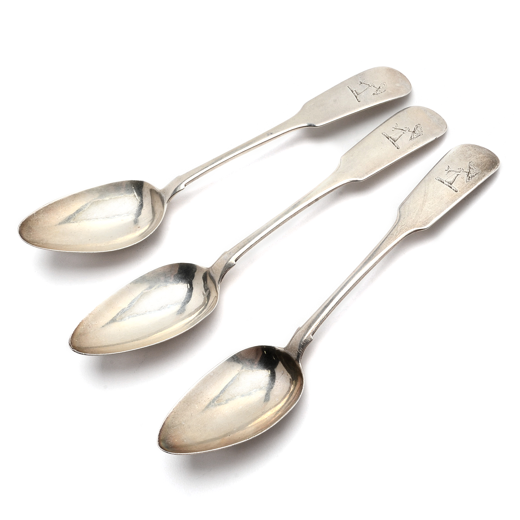 1814 Matthew West Irish Sterling Silver Teaspoons