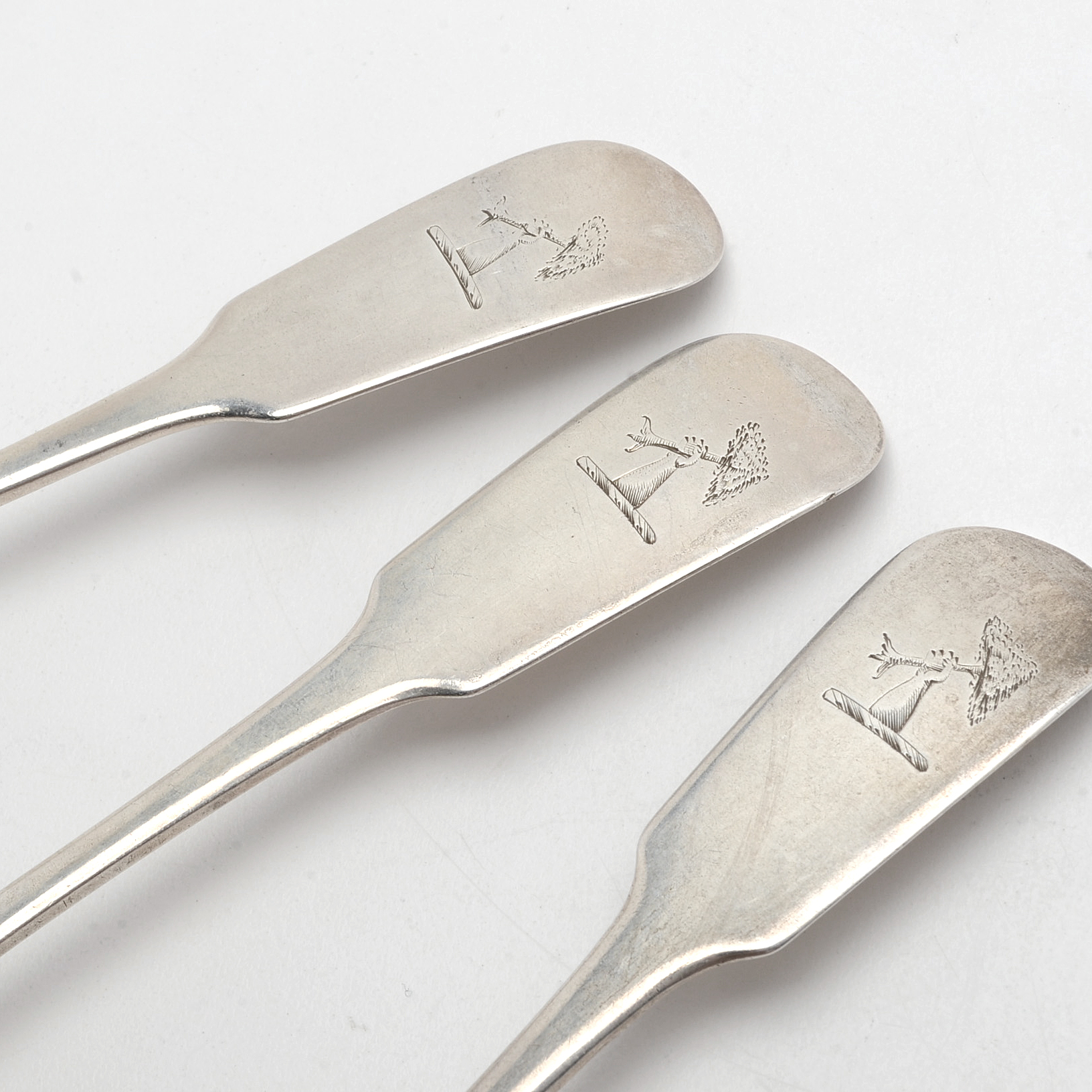 1814 Matthew West Irish Sterling Silver Teaspoons