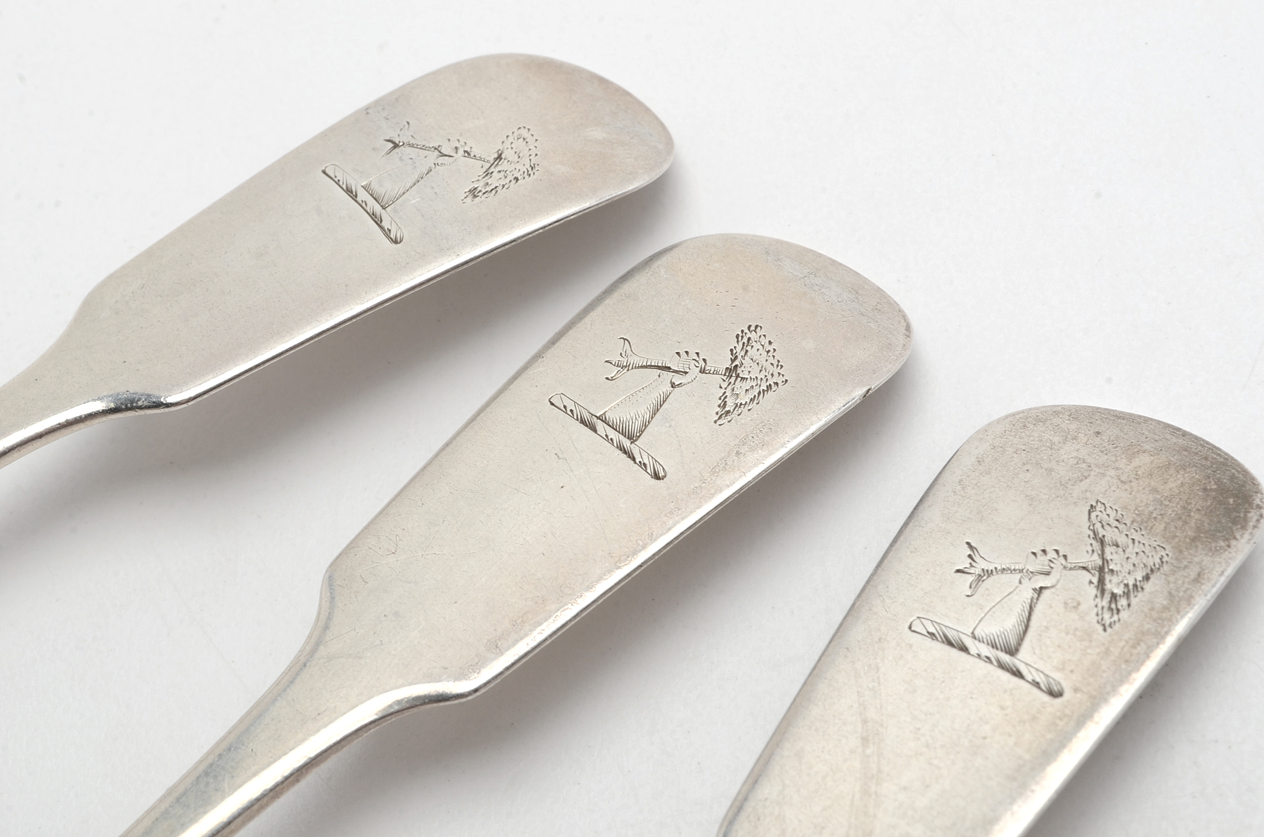 1814 Matthew West Irish Sterling Silver Teaspoons