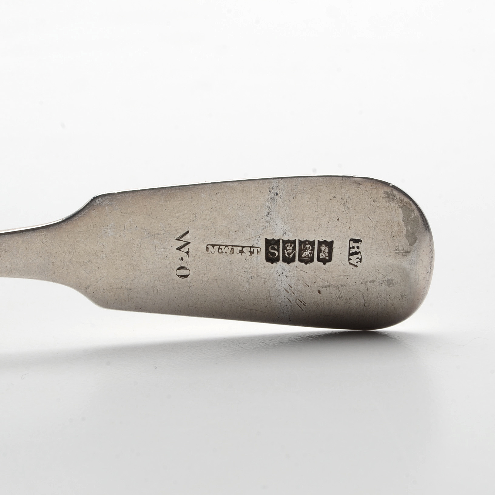 1814 Matthew West Irish Sterling Silver Teaspoons