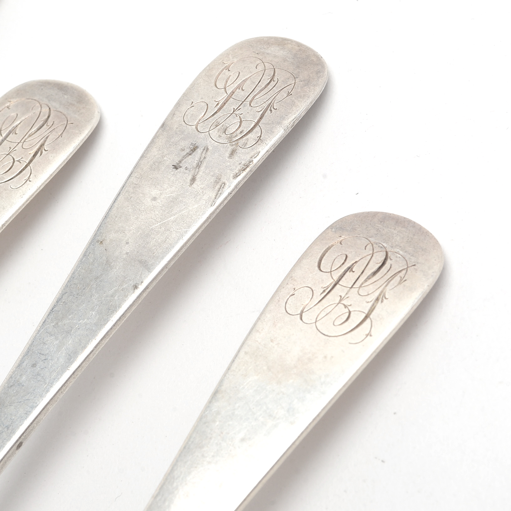 J.E. Caldwell Five Sterling Silver Forks