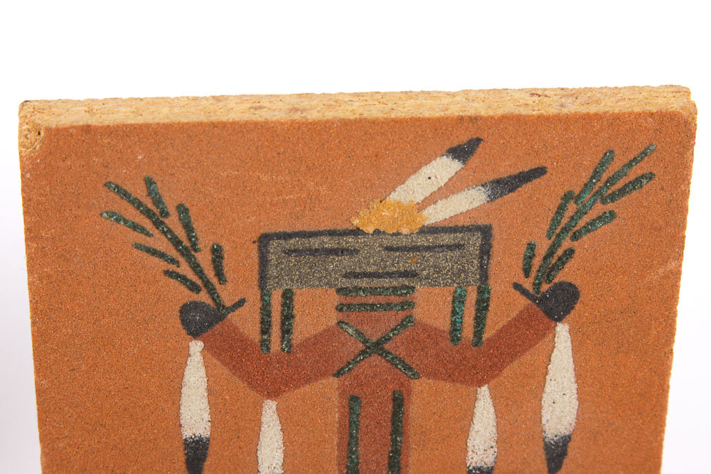 Native American-Style "Sand Painting" Plaques