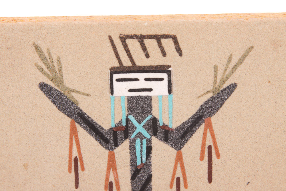 Native American-Style "Sand Painting" Plaques