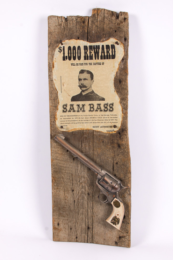 Faux Antique Revolver Wall Display Pieces