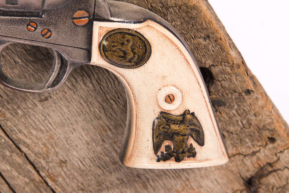 Faux Antique Revolver Wall Display Pieces