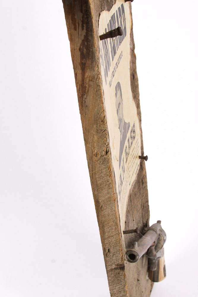 Faux Antique Revolver Wall Display Pieces