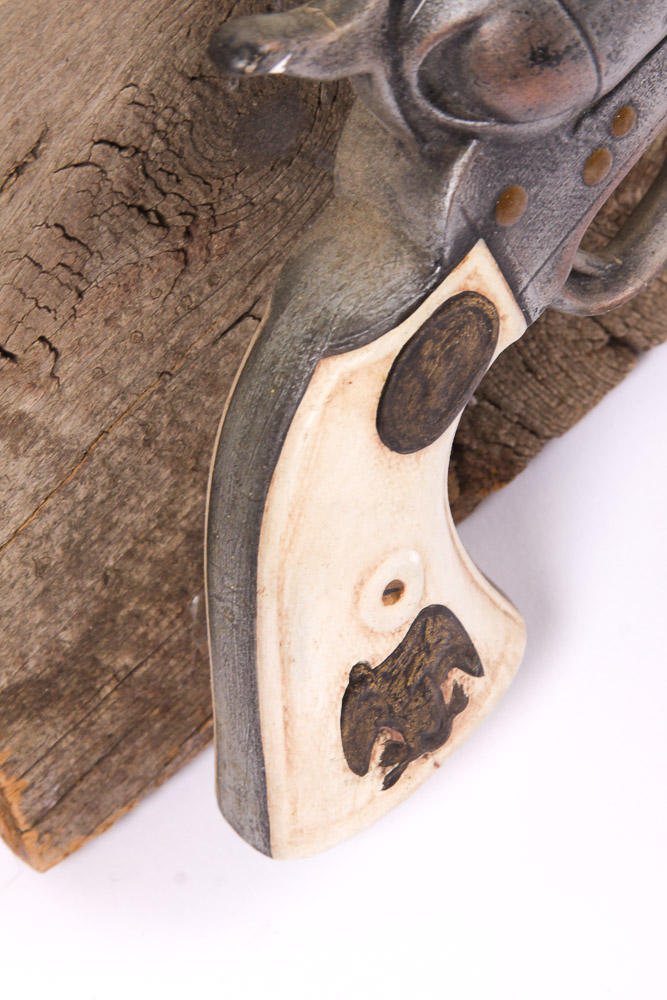 Faux Antique Revolver Wall Display Pieces