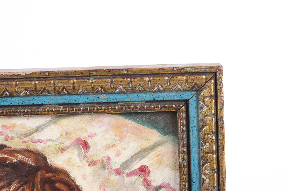 Ruth Leppert Oil Painting on Canvas of a Young Lady