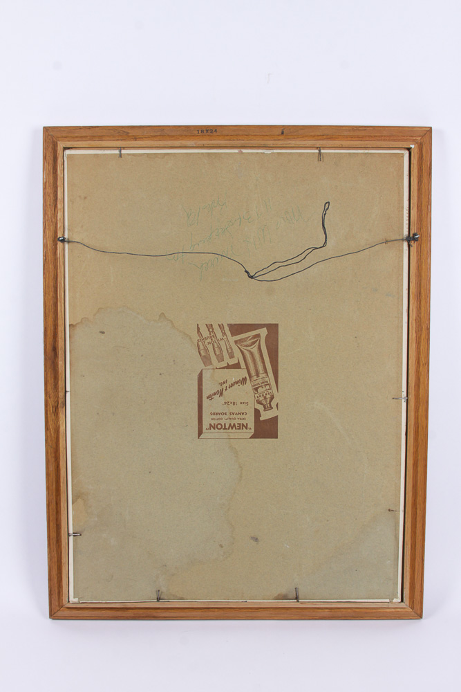 Original Oil Painting of Winter Scene