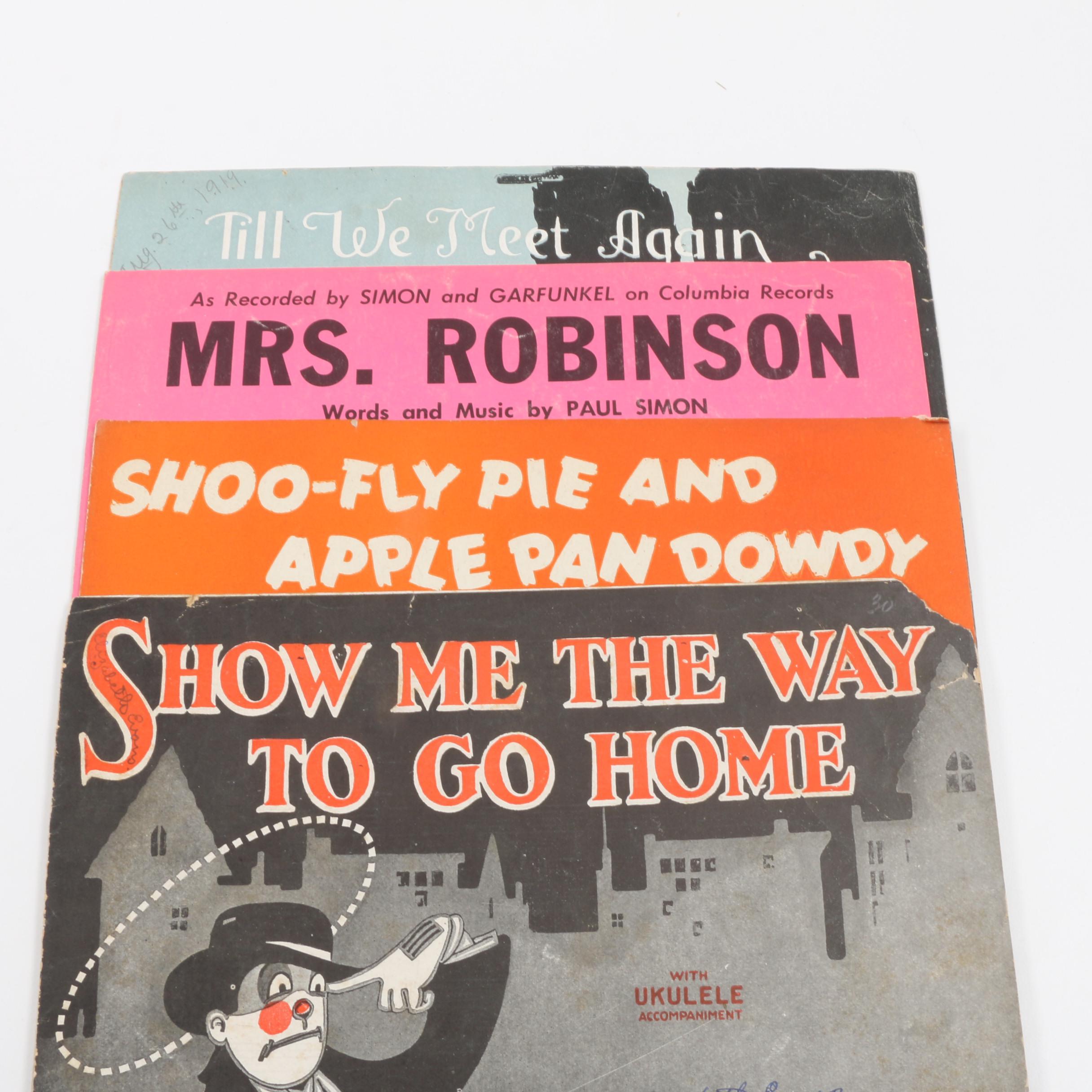 Paul Simon, Richard Whiting, Allen Spur and Other Sheet Music