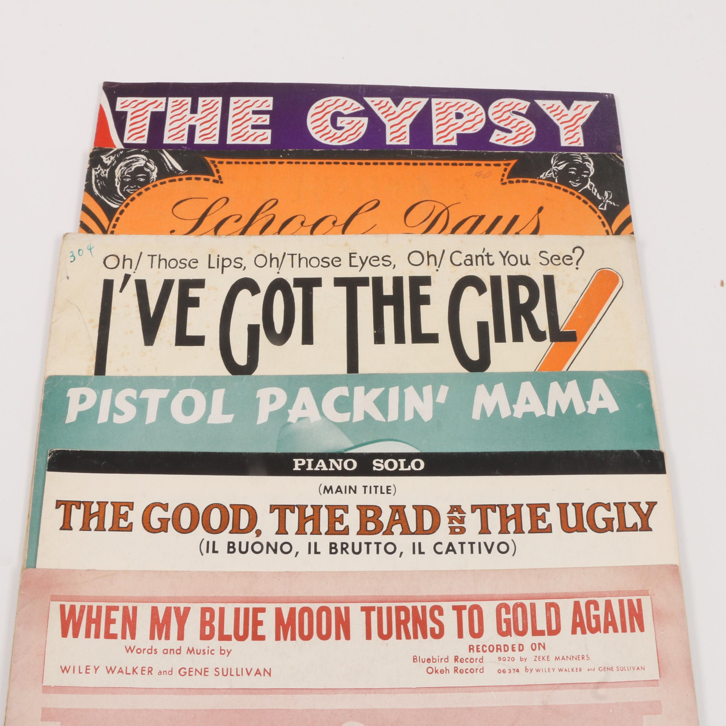 Paul Simon, Richard Whiting, Allen Spur and Other Sheet Music