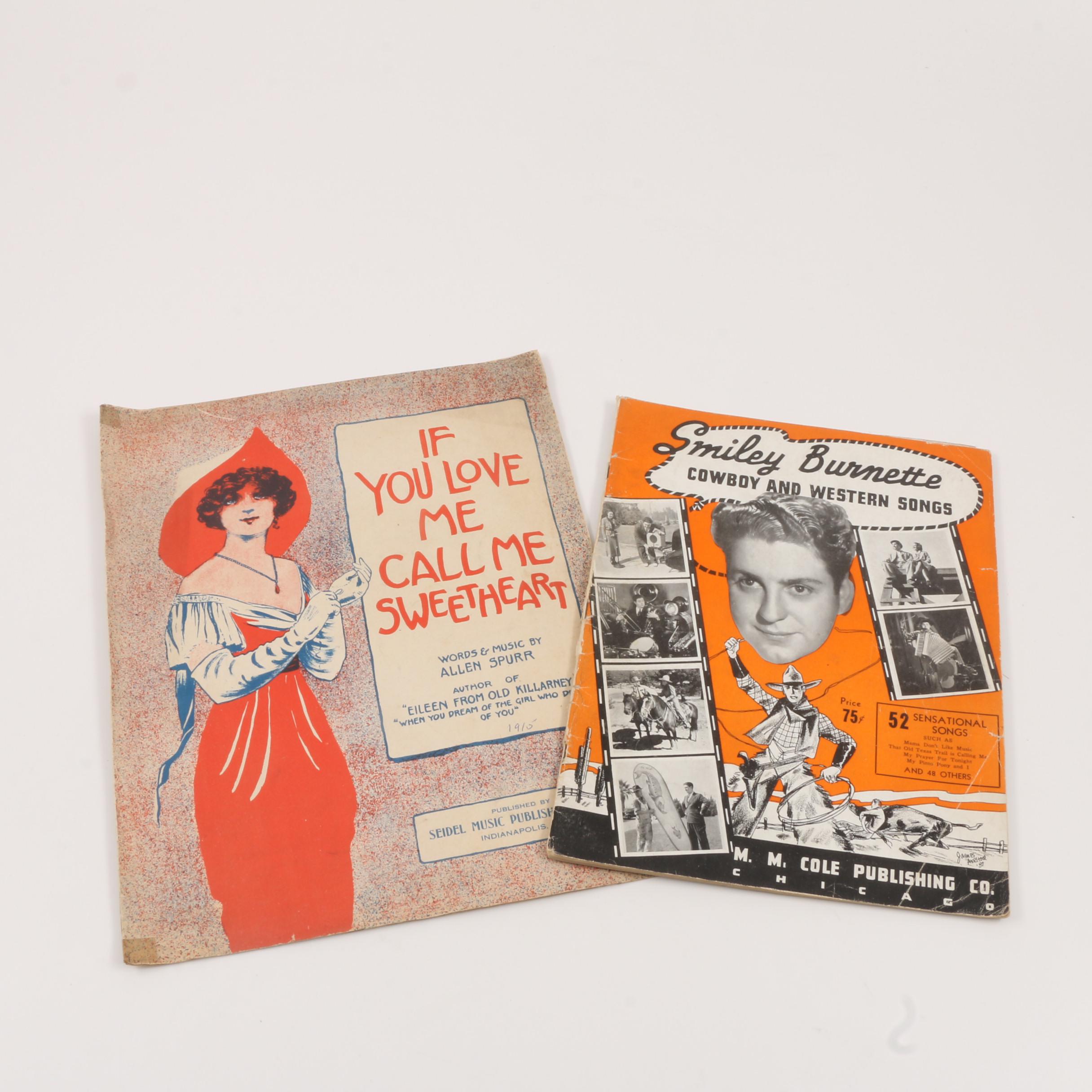 Paul Simon, Richard Whiting, Allen Spur and Other Sheet Music