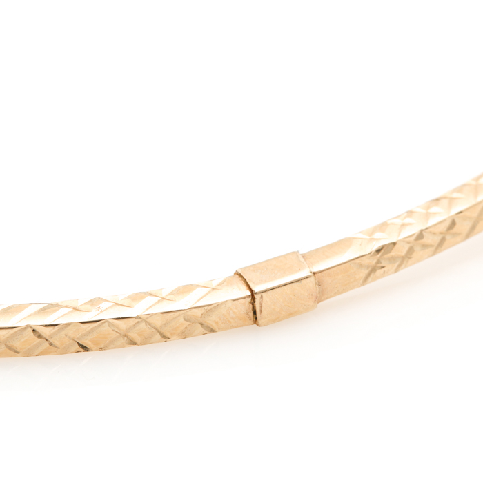 14K Yellow Gold Bangle Bracelets
