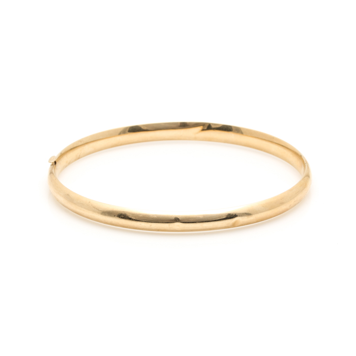 14K Yellow Gold Bangle Bracelet
