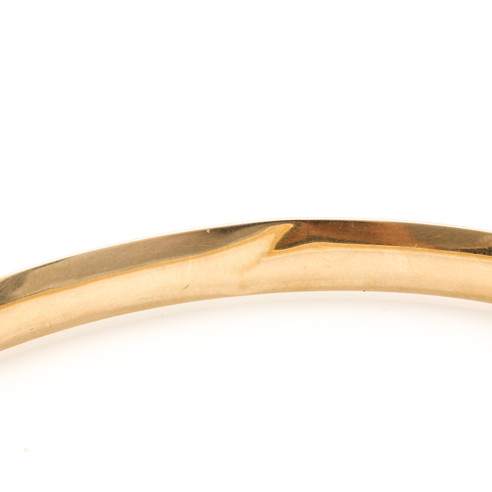 14K Yellow Gold Bangle Bracelet
