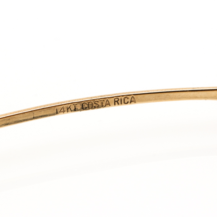 14K Yellow Gold Bangle Bracelet