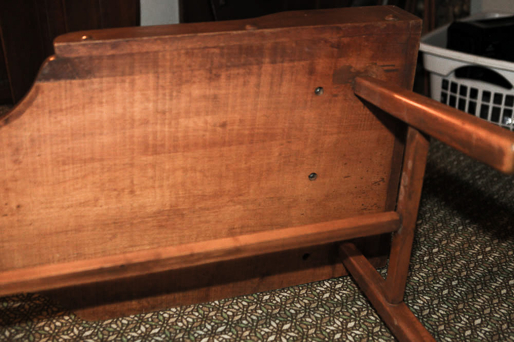 Cherry Cobbler's Style Workbench Coffee Table