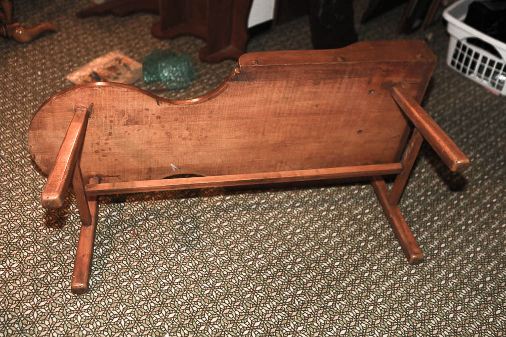 Cherry Cobbler's Style Workbench Coffee Table