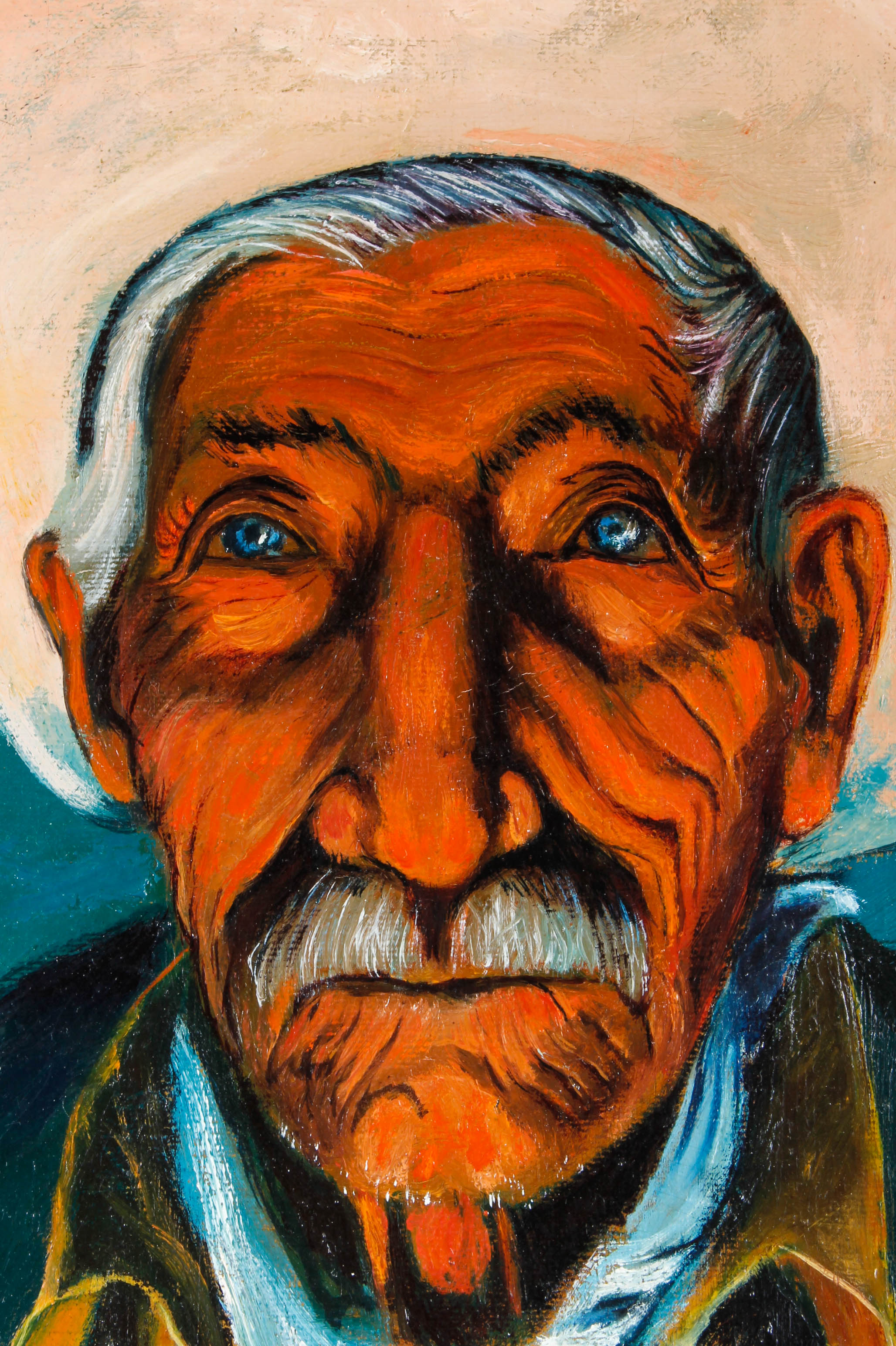 Nastri Original Signed Oil Painting Portrait