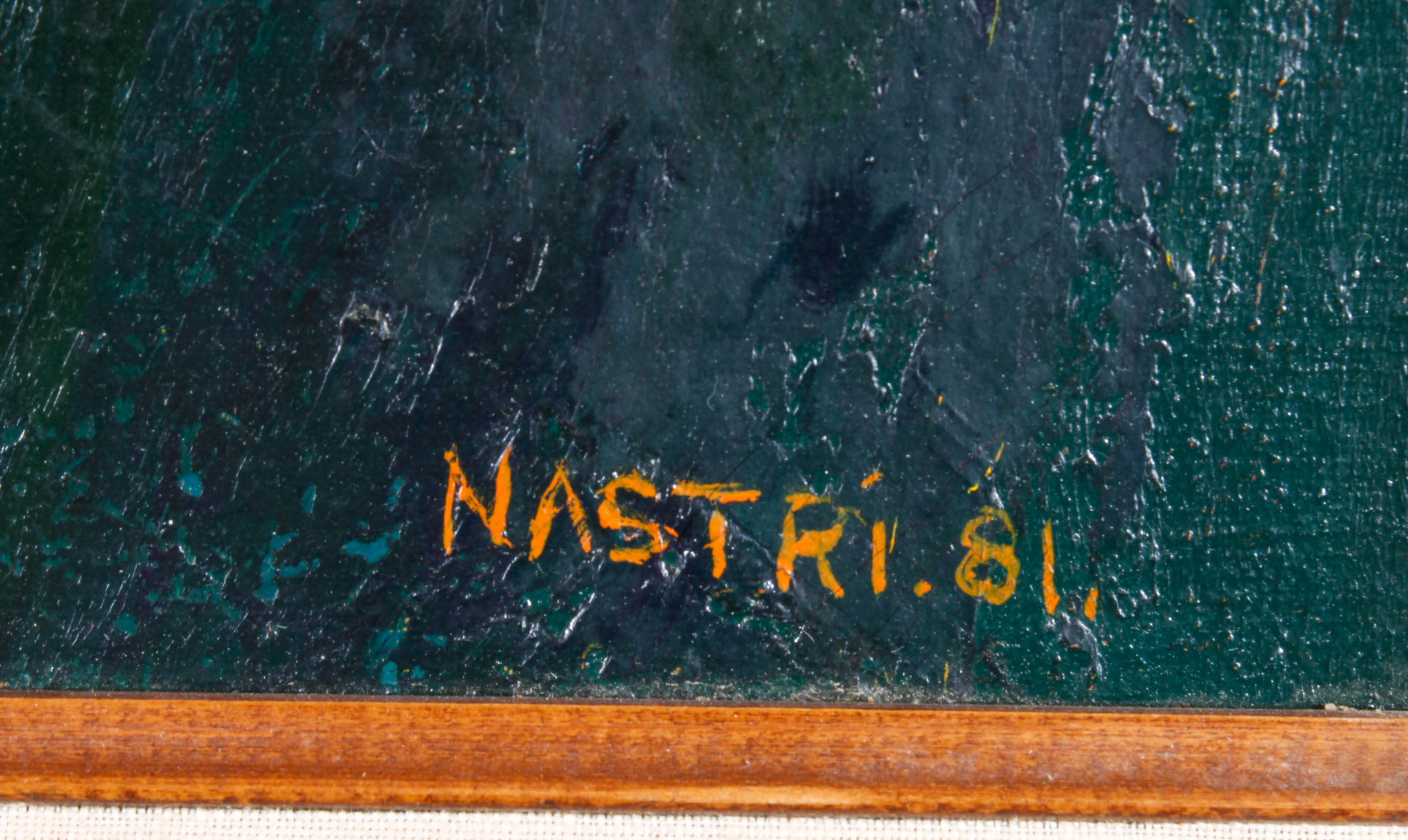 Nastri Original Signed Oil Painting Portrait