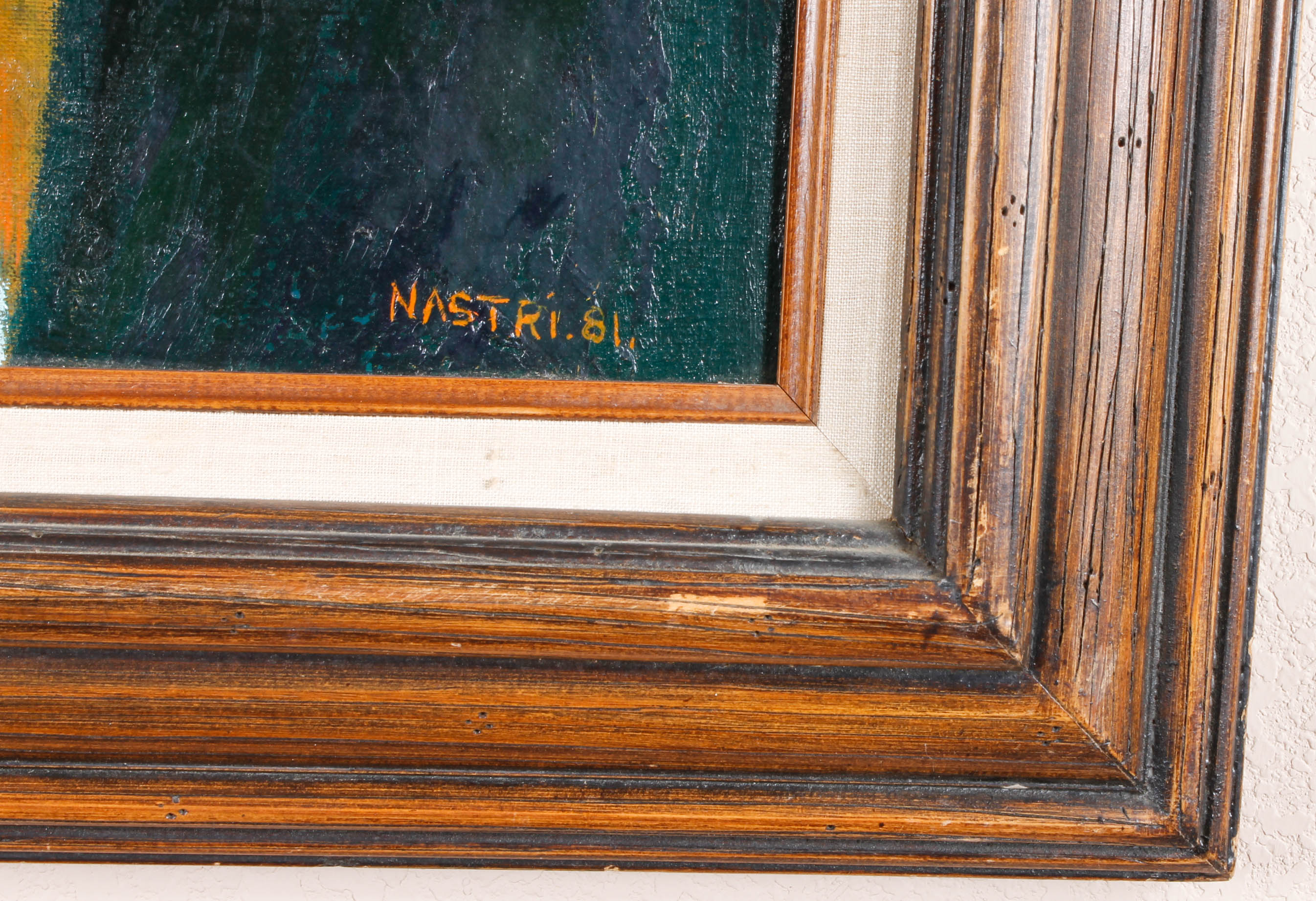 Nastri Original Signed Oil Painting Portrait