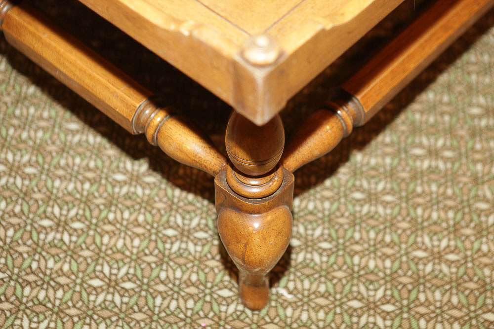 Vintage Mid-Century Pecan Coffee Table