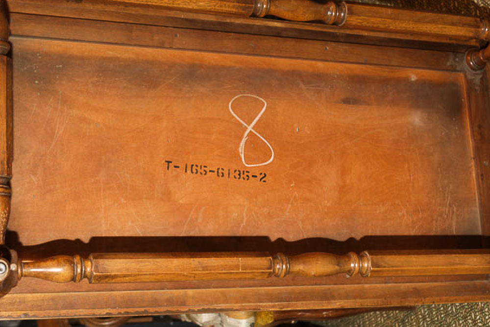 Vintage Mid-Century Pecan Coffee Table