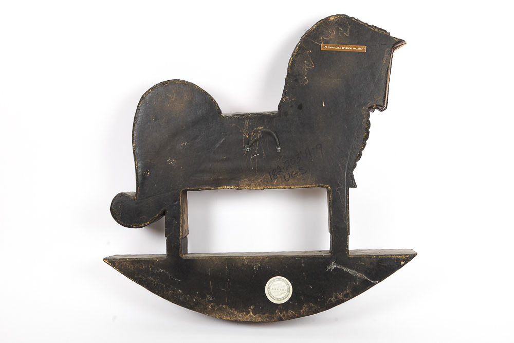 Vintage Vanguard Studios Rocking Horse Wall Hanging