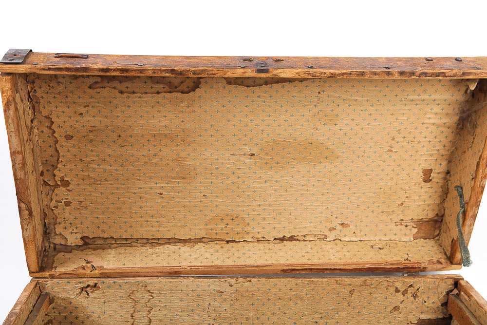 Antique Wood Trunk