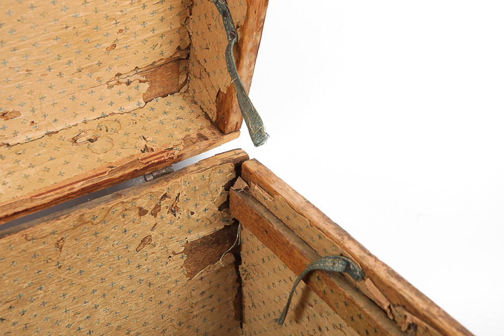 Antique Wood Trunk