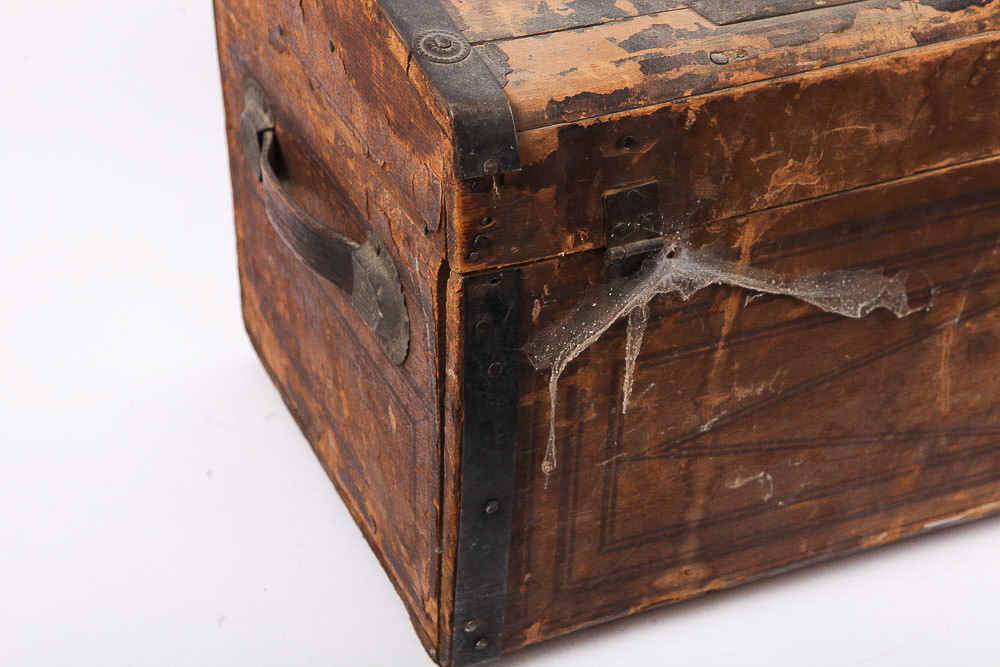 Antique Wood Trunk