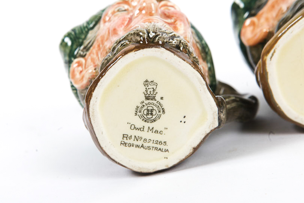 Auld Mac Character Toby Mugs by Royal Doulton